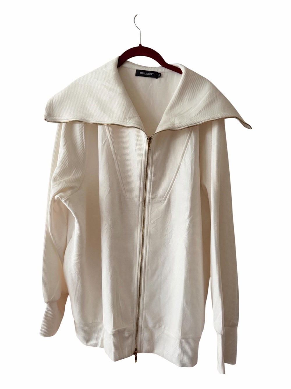 Merokeety Ribbed Jacket XL